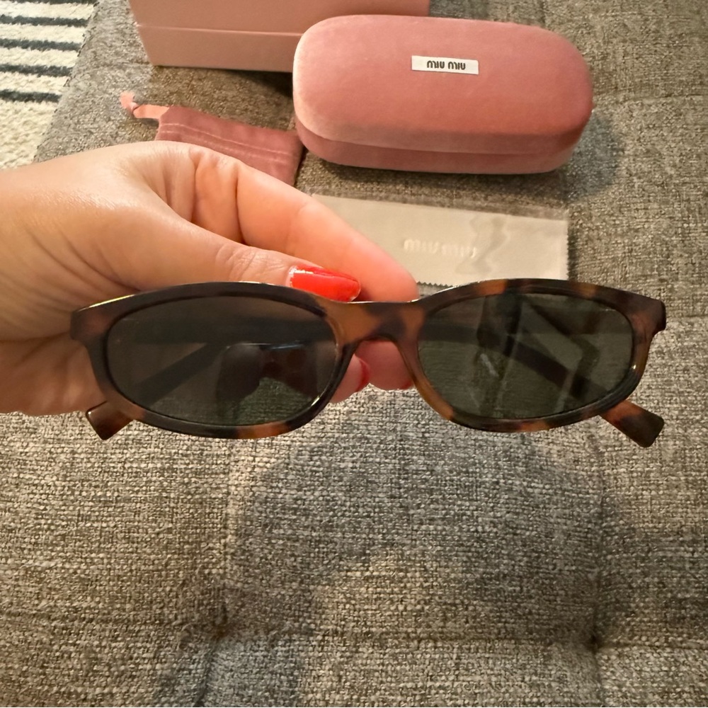 Miu Miu Tortoise Shell Sunglasses